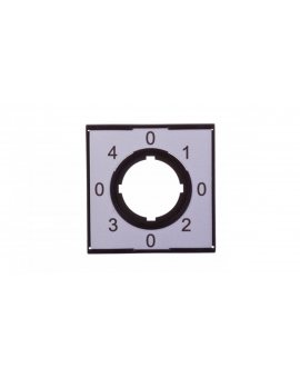 Tabliczka opisowa aluminium kwadratowa 0-1-0-2-0-3-0-4 M22-XCK2 279435