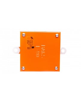Puszka łączeniowo-rozgałęźna metalowa pomarańczowa 100x100x45mm E90 PMO1(5/3) 801200