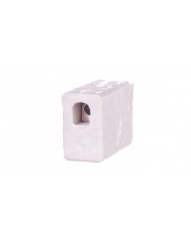 Zlaczka gwintowa porcelanowa 2,5mm2 1-torowa biała ZPA 1-2.5 44231516