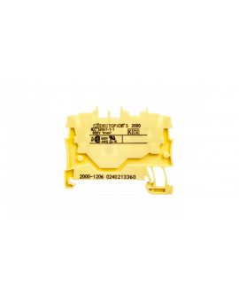 Złączka szynowa 2-przewodowa 1,0mm2 żółta 2000-1206 TOPJOBS