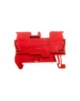 Złączka szynowa 2-przewodowa 0,08-4mm2 czerwona ST 2,5 RD 3037096 /50szt./