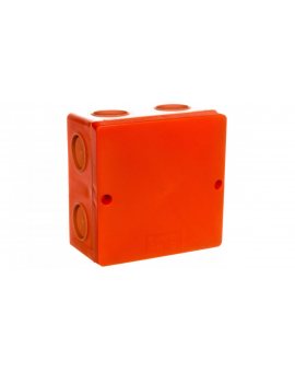 Puszka elektroinstalacyjna natynkowa IP 66 101x101x62mm pomarańczowa KSK 100 PO