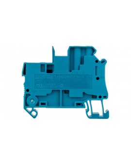 Złączka szynowa 3-przewodowa 4mm2 śrubowa/wtykowa niebieska UT 4-TWIN/ 1P BU 3060270 /50szt./