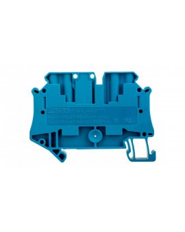 Złączka szynowa rozłączalna 4-przewodowa 4mm2 niebieska UT 4-QUATTRO-TG BU 3073076 /50szt./