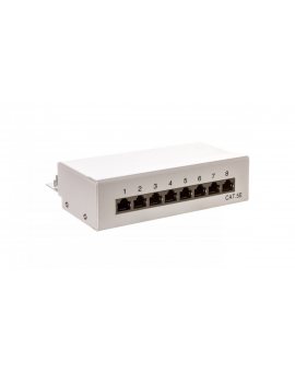 Ethernet patch panel STP kat.5e 8 portowy 68882