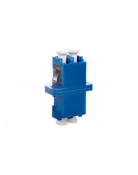 Adapter światłowodowy LC/LC duplex SM /ceramiczna ferrula/ niebieski DN-96007-1