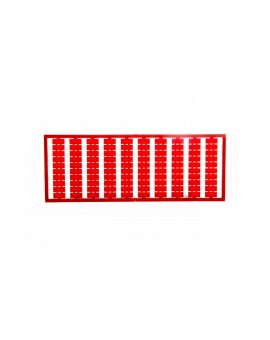 Ramka z oznacznikami bez nadruku czerwona 209-501/000-005