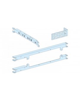 Prisma Plus, System P, płyta montażowa, przełączenie zasilania NSX630, napęd silnikowy 03457