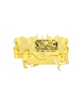 Złączka szynowa 3-przewodowa 1,5mm2 żółta TOPJOBS 2001-1306 /100szt./