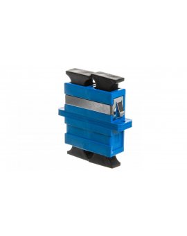 Adapter SC/SC duplex SM, cermiczna ferrula, niebieski DN-96003-1