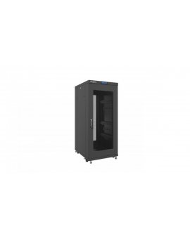 Szafa instalacyjna stojąca 19'' 27U 600x800 czarna /drzwi perforowane/ LCD LANBERG /do zmontowania/ FF02-6827L-23B