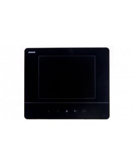 Zestaw wideodomofonowy dwurodzinny z ekranem TFT-LCD 7 cala i czytnikiem zbliżeniowym czarny ARX MULTI P OR-VID-VP-2006