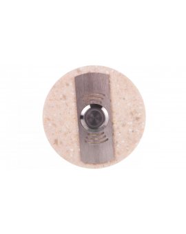 Przycisk dzwonkowy okrągły z podświetleniem beżowy 1A/250V PDK-252-BEZ YNS10000021