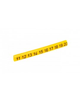 Oznacznik przewodów OZ-0/11-20 żółty E04ZP-01020101200 /100szt./