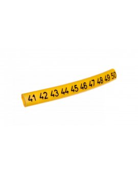 Oznacznik przewodów OZ-0/41-50 żółty E04ZP-01020101500 /100szt./