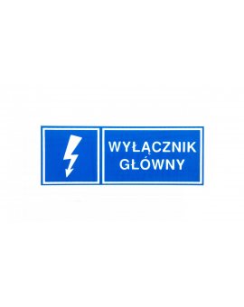 Tabliczka /znak informacyjny/ TZI 37x105S WYL.GL. E04TZ-01041210200 /10szt./