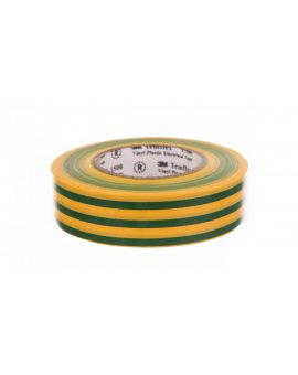Taśma elektroizolacyjna Temflex 1500 żółto-zielona 19mmx20m DE272951133/7000062295