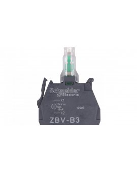 Zestaw świetlny z diodą LED zielony 24V AC/DC ZBVB3