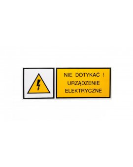 Tabliczka /znak ostrzegawczy/ TZO 52X148S N.D.U.E. E04TZ-01011220100 /10szt./