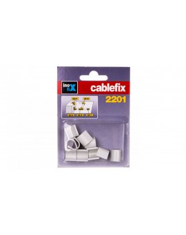 Złączka prosta do rynienek ochronnych na kable Cablefix 2201 biała /blister 10szt./ 3211-2