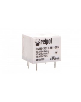 Przekaźniki miniaturowy 1P 12A 5V DC PCB RM50-3011-85-1005 2611652