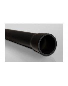 Rura przyłączeniowa sztywna UV z kielichem fi110mm czarna RPS-UV-M RHDPE 110/4 11006 /3m/