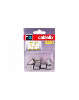 Złączka prosta do rynienek ochronnych na kable Cablefix 2201 srebrno-szary /blister 10szt./ 3211-7