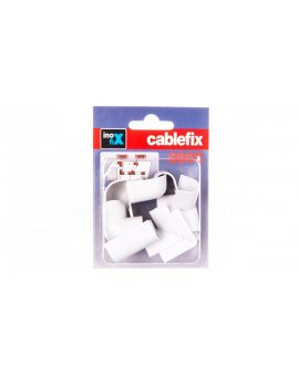 Komplet narożników i złączek do rynienek ochronnych na kable Cablefix 2202 biały /blister 10szt./ 3220-2
