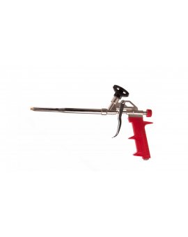 Pistolet do pianki montażowej adapter pokryty teflonem korpus aluminiowy uchwyt z plastiku 21B509