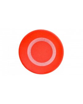 Wkładka do przycisku 22mm płaska czerwona z symbolem STOP 0 M22-XD-R-X0 218153