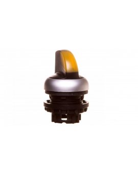 Napęd przełącznika 2 położeniowy żółty z podświetleniem bez samopowrotu M22-WLKV-Y 284396