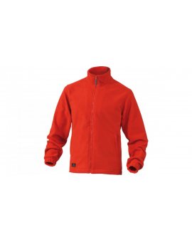Bluza z polaru poliestru, 280G czerwona rozmiar XL VERNOROXG