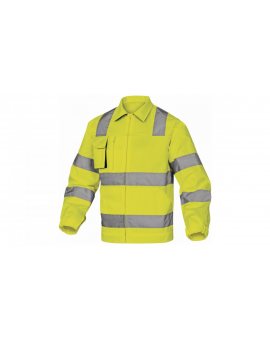 Ostrzegawcza bluza robocza z bawełny i poliestru kolor żóło-szary rozmiar L M2VHVJGGT