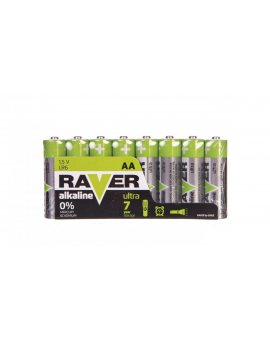 Bateria alkaliczna LR6 / AA 1, 5V RAVER ULTRA B79218 /opakowanie 8szt./