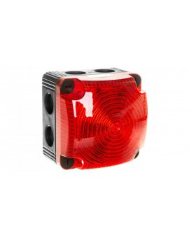 Sygnalizator ostrzegawczy czerwony 115-230V AC LED błyskowy podwójny 853.110.60
