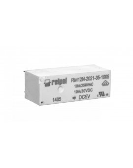 Przekaźniki miniaturowy 1Z 10A 5V DC PCB RM12N-2021-35-1005 2614962