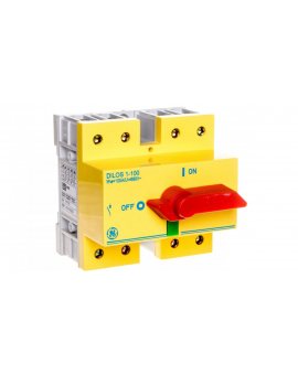 Rozłącznik izolacyjny DILOS 1 100A 4P czerwony/żółty bezpieczenstwa D/061416-203 730136