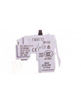 Styk alarmowy 1Z wyzwolenia wyzwalacza nadprądowego /do wyłączników FD, FE, FG/ FABAT10 430818