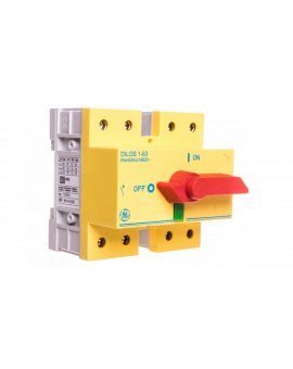 Rozłącznik izolacyjny DILOS 1 63A 4P czerowny/żółty bezpieczeństwa D/061414-203 730124