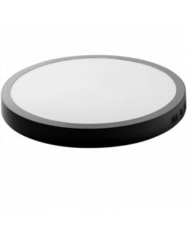 SUMMER PANEL SURFACE Round black 24W Neutral colors
