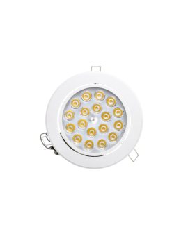 Oprawa downlight LED 18W biały okrągly 1260lm 3000K 230V LAMPRIX LP-11-026