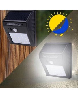 HALOGEN LAMP SOLAR BRUSHION WITH MOTION SENSOR AND SENSIC 8W COLD WHITE