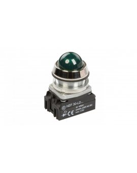 Lampka sygnalizacyjna 30mm zielona 24-230V AC/DC LED W0-LDU1-NEF30LDS Z
