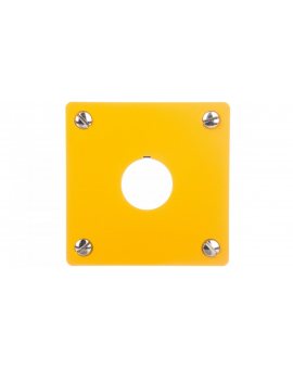 Płyta czołowa do montażu podtynkowego 1-otwór (żółta) 22mm M22-EY1 216542