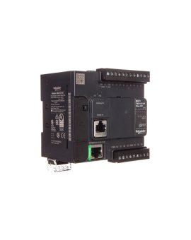 Sterownik programowalny 16 I/O przekaźnikowych Ethernet Modicon M221-16I/O TM221CE16R