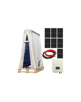 Zestaw solarny 2850W do grzania wody: Przetwornica ECO Solar Boost PRO 3,5kW+7x Panel solarny +2x Kabel solarny+Złącza MC4
