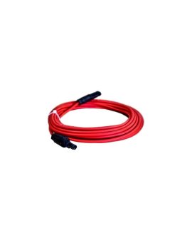 Przedłużacz solarny kabel 6mm2 z wtykami MC4 czarny/czerwony 1 - 50m, Kolor: Czerwony, Długość: 1m