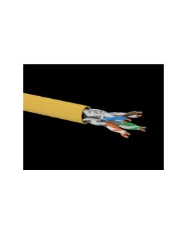 Kabel U/FTP kat.6A LSOH Dca 4x2x23AWG (10Gb/s) (POMARAŃCZOWA powłoka) ALANTEC /500m/ KIF6ALSOH500OD
