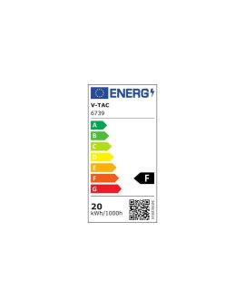 Projektor LED 20W 1650lm 6400K Seria F-Class IP65 Czarny 6739