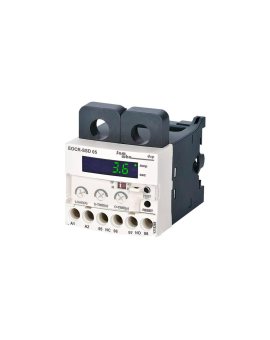 Elektroniczne zabezpieczenie przeciążeniowe 0,5-6A Un-220VAC 1NO/1NC + wyświetlacz i timer